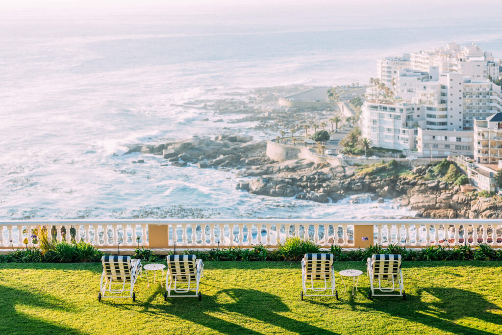Image of the Atlantic Ocean captured from the grounds of the Ellerman House in Cape Town by Etched Space | Planet Africa Safaris | Blog | Which Destination To Visit in Africa Each Month